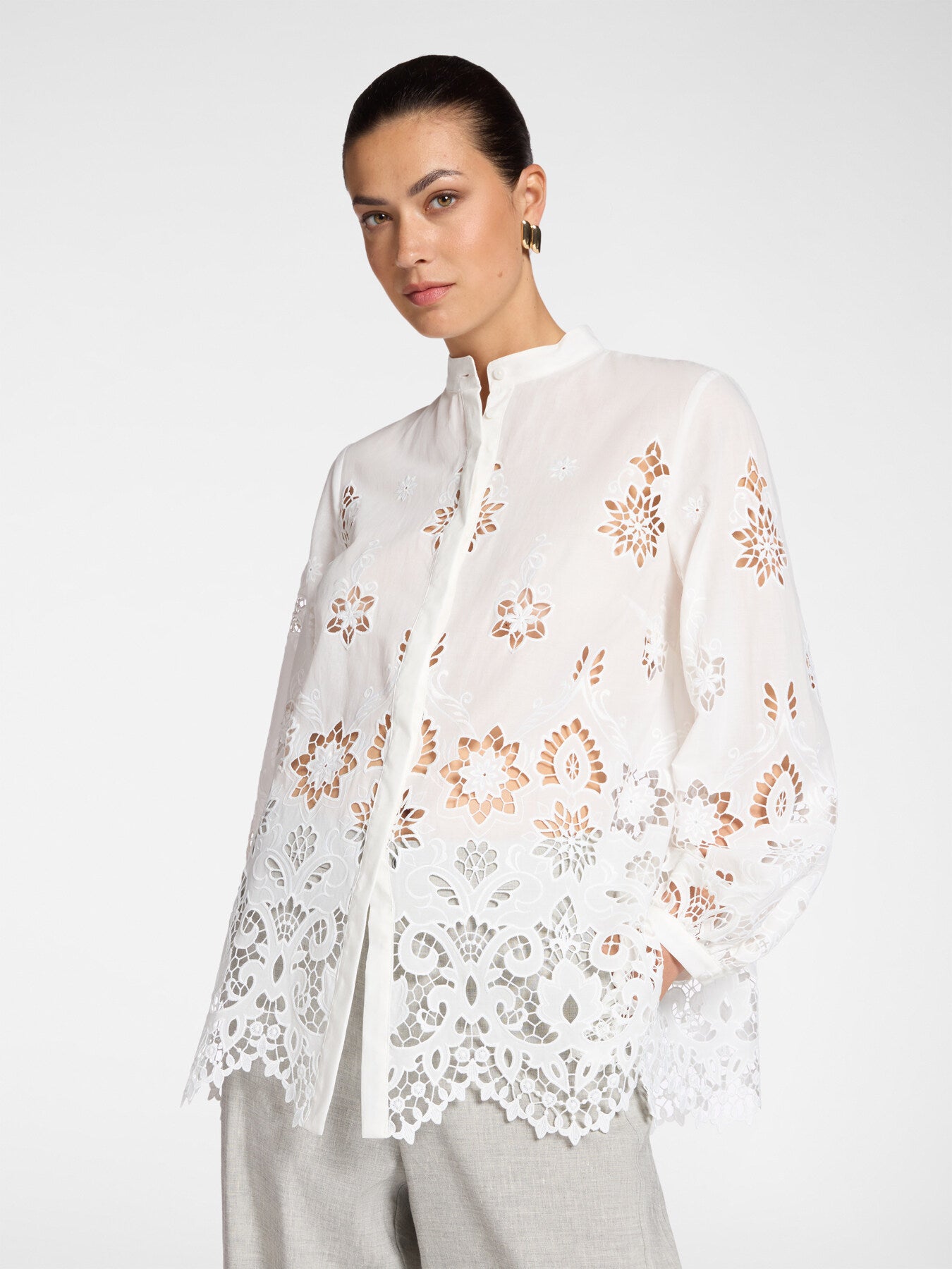 'Fellini' Blouse in White