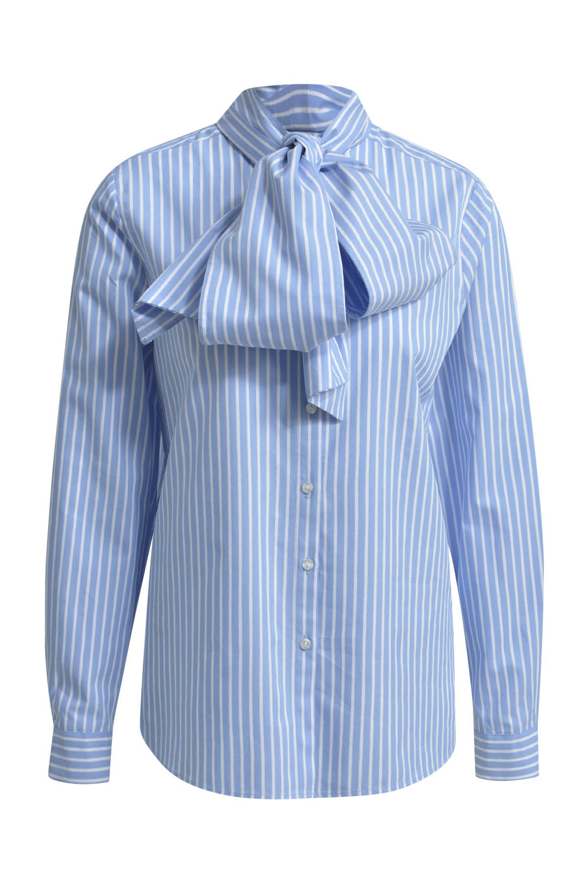 'Florence' Striped Shirt with Tie