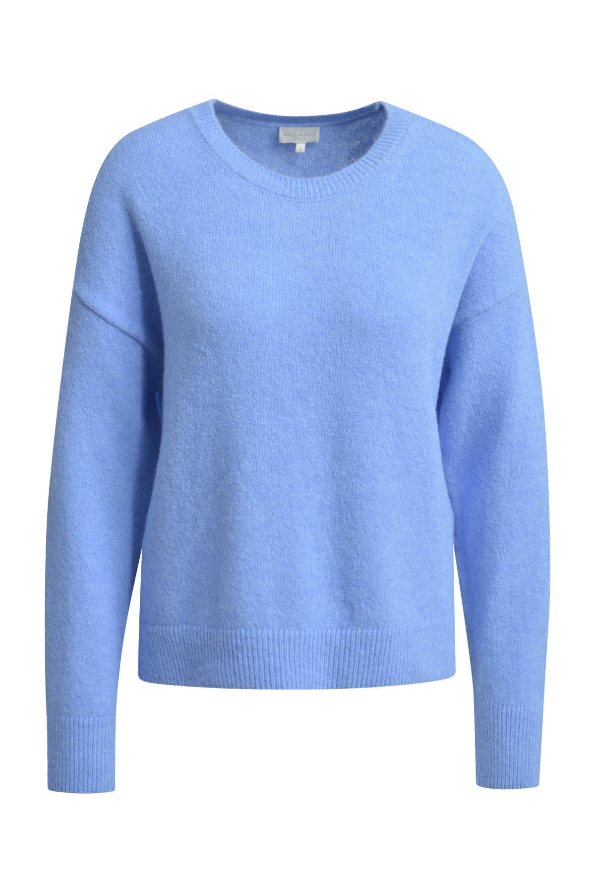 'St Ives' Cornflower Round Neck Jumper