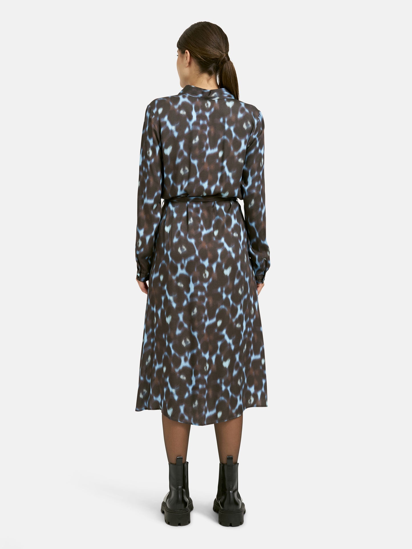 'Brussels' in Chocolate & Blue