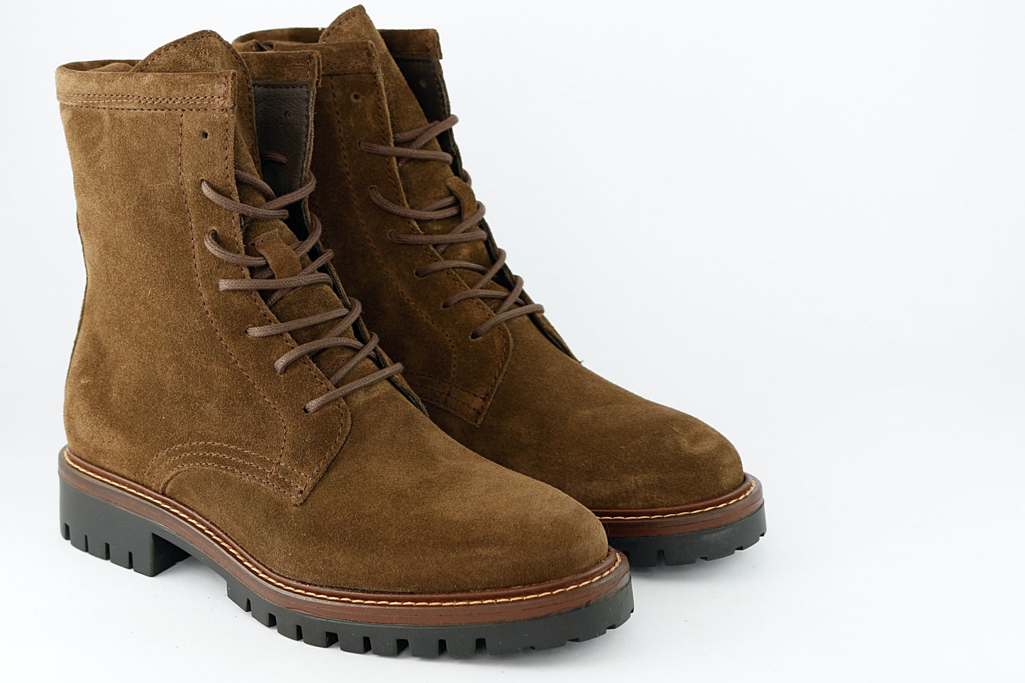 'Militare Lace-Up' in Chocolate