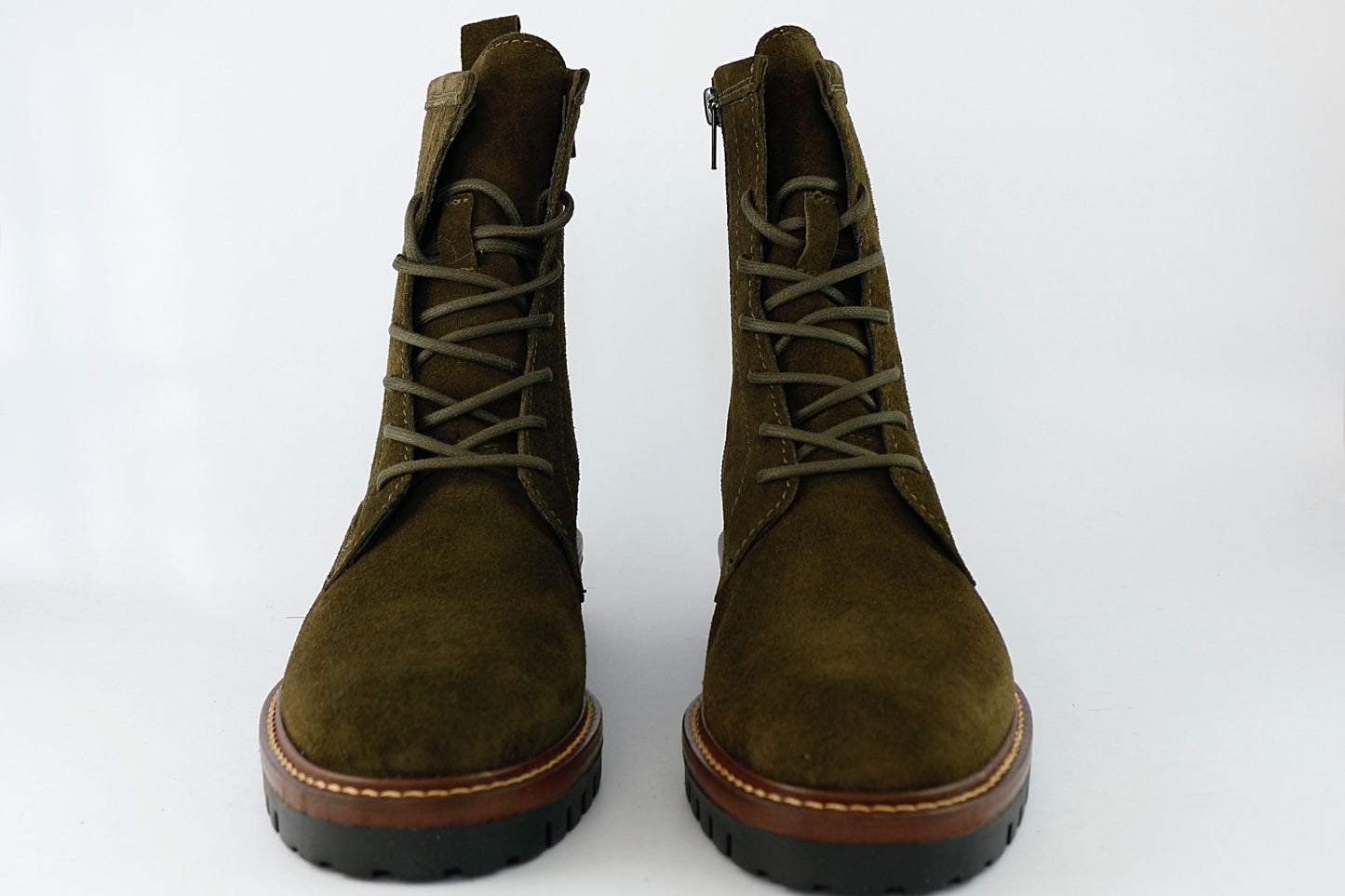 'Militare Lace-Up' in Olive