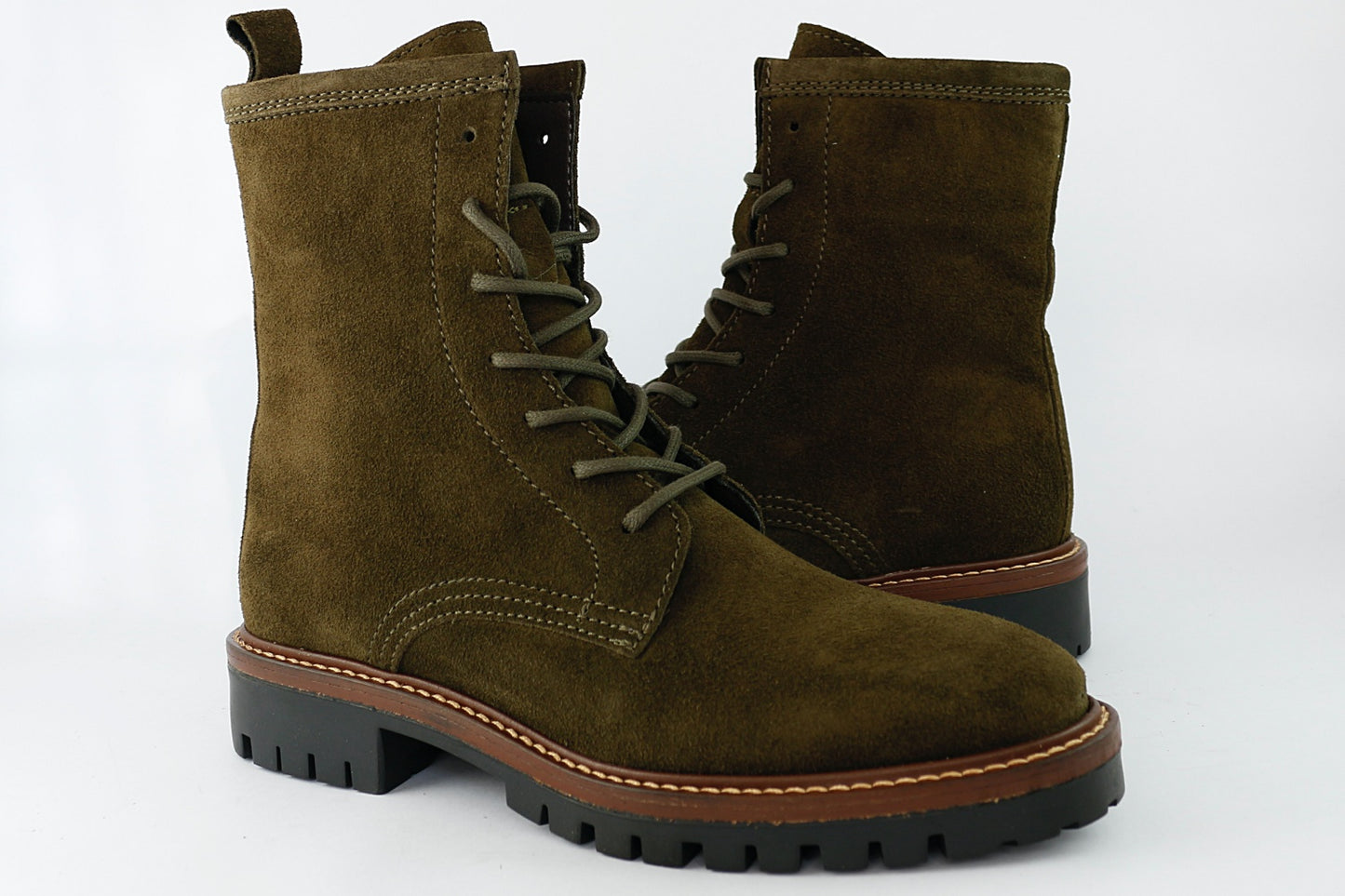 'Militare Lace-Up' in Olive