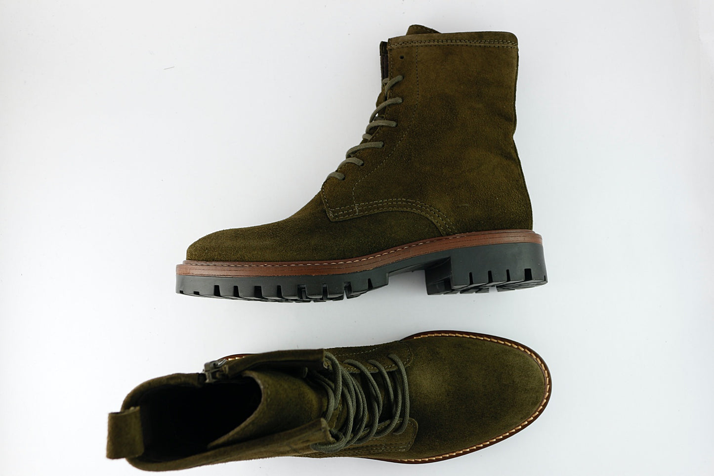 'Militare Lace-Up' in Olive