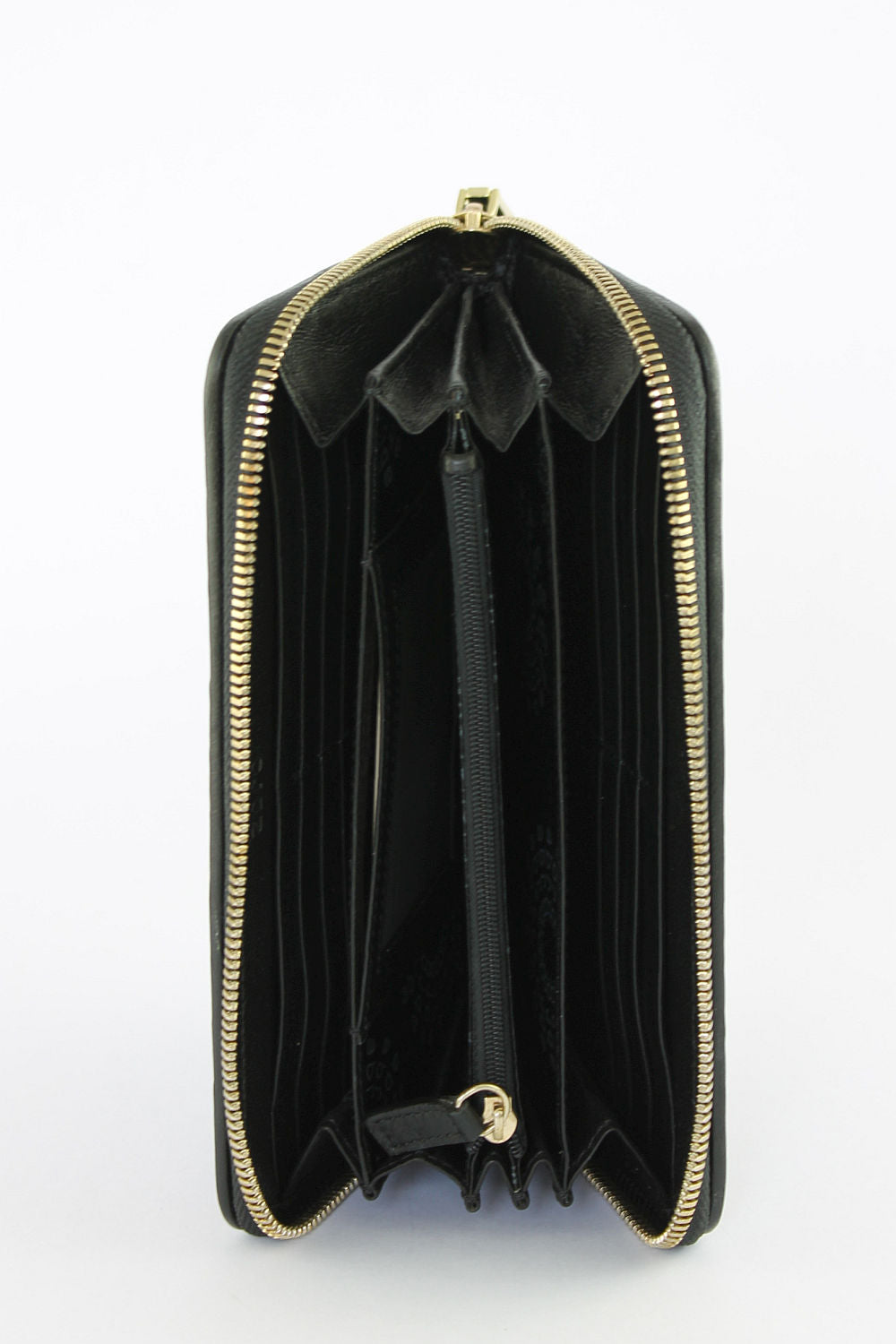 Black Woven Leather Purse