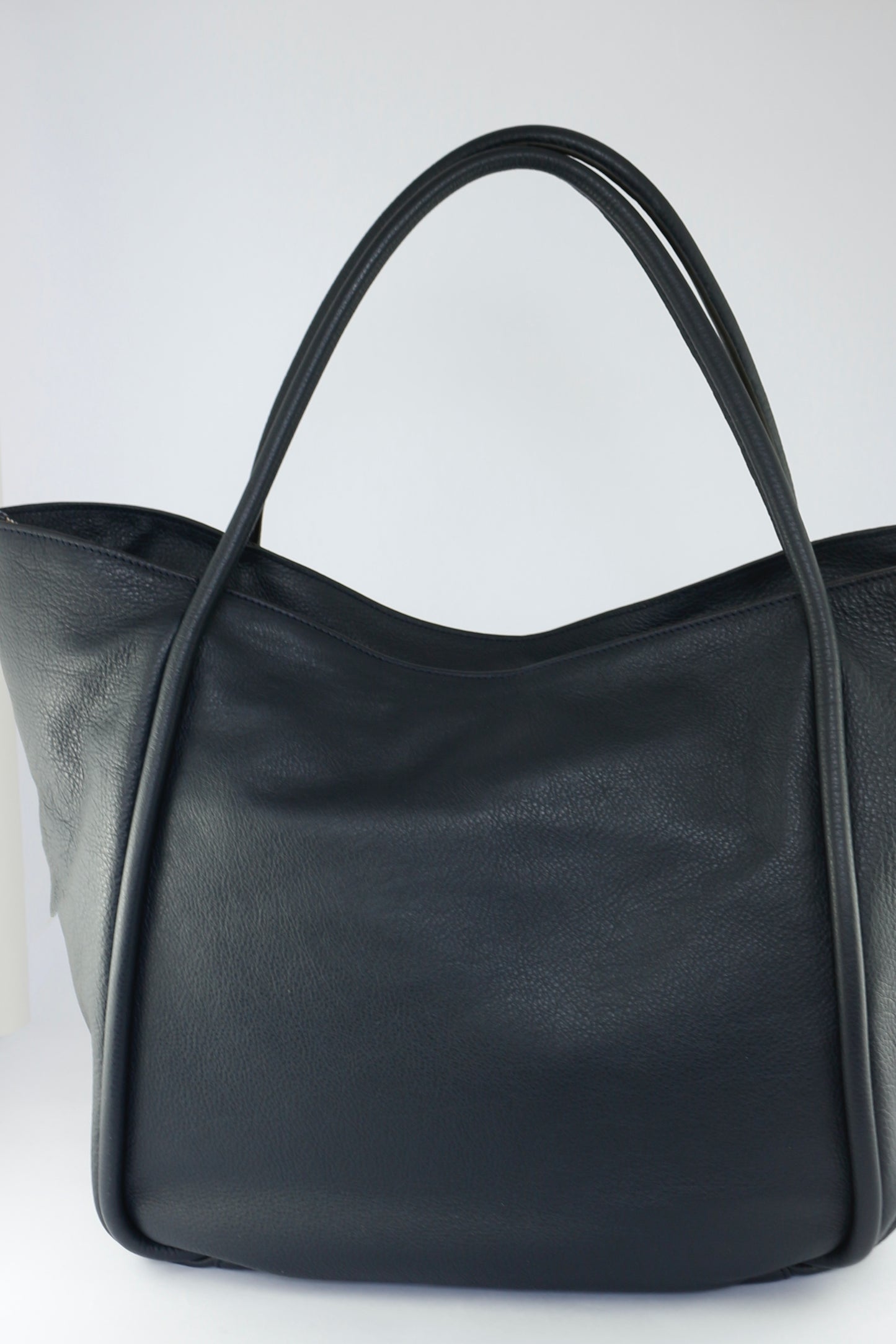 'Willow' Large Shopper in Navy