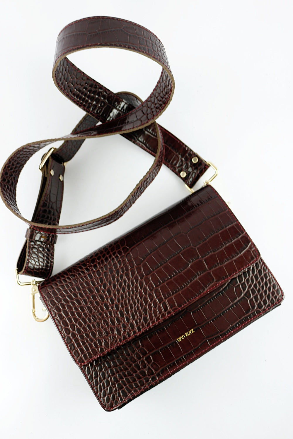 'Charlotta' in Bordeaux Croc