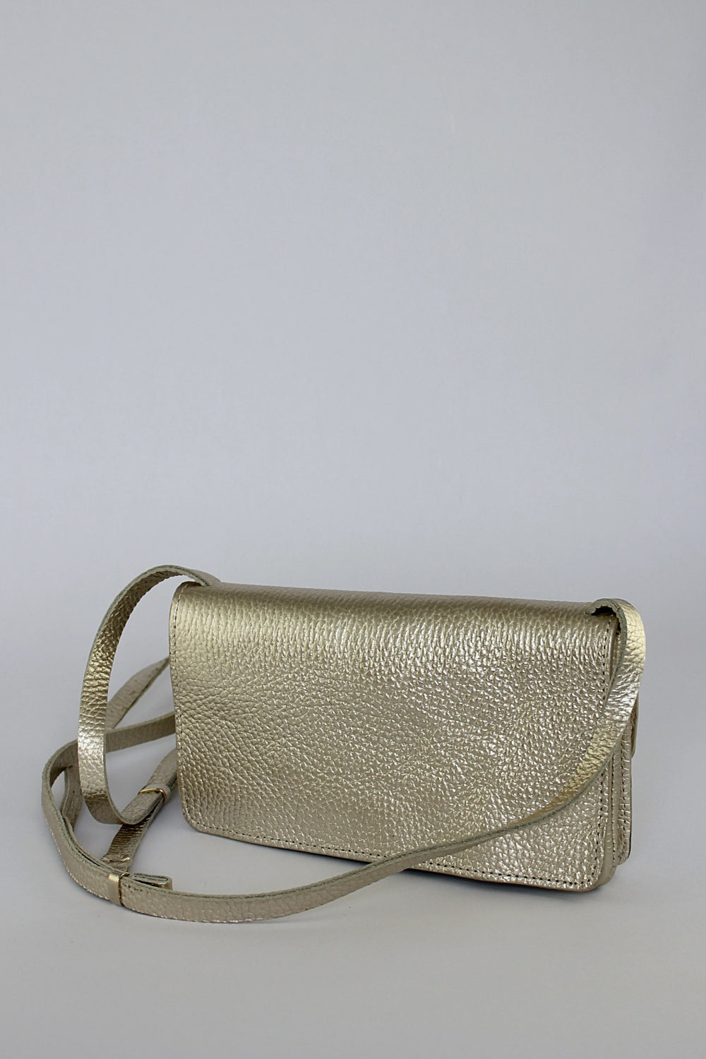 'Elena' in Metallic Champagne