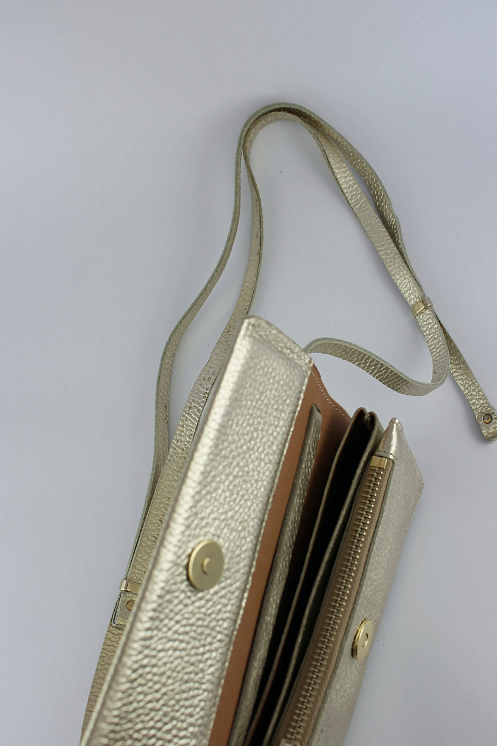 'Elena' in Metallic Champagne