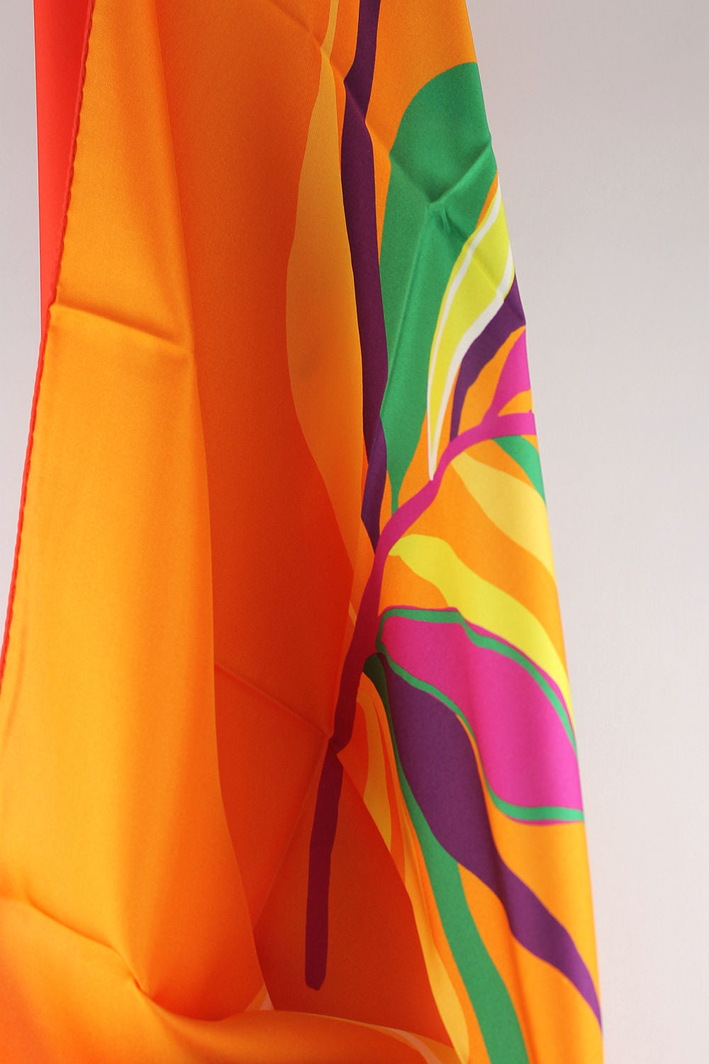 'Fiore' Hot Double-Sided Silk Scarf