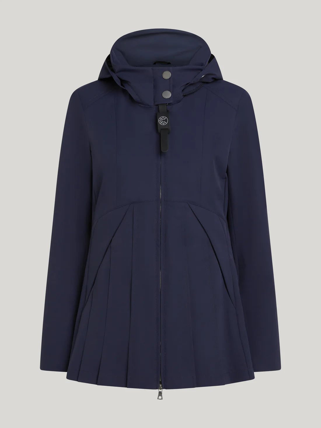 'Daisy' Pleated Jacket in Navy
