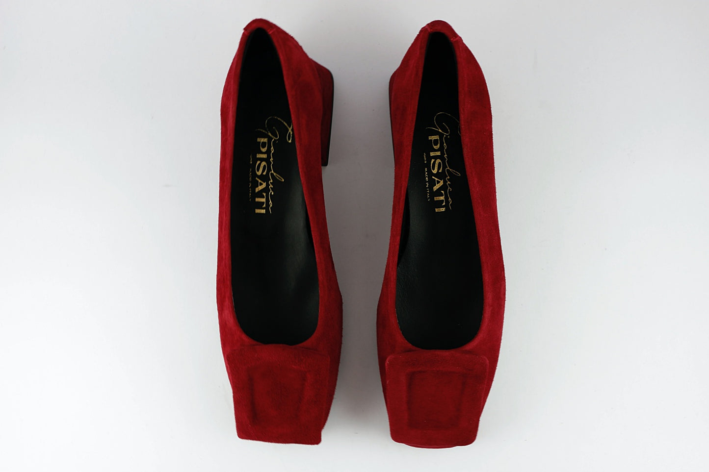 'Hollie' Ruby Suede Court