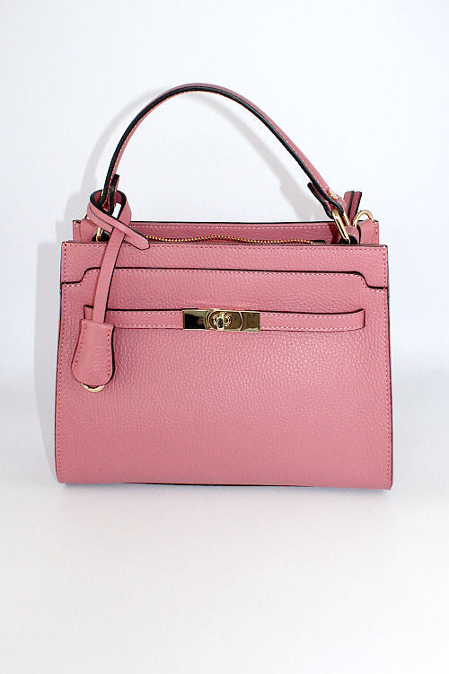'Lidia' in Hot Pink Leather