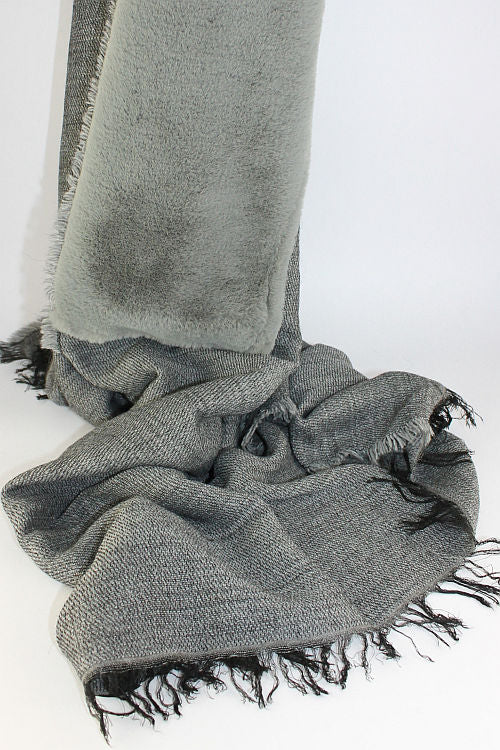 'Elsa' Stole/Scarf in Grey