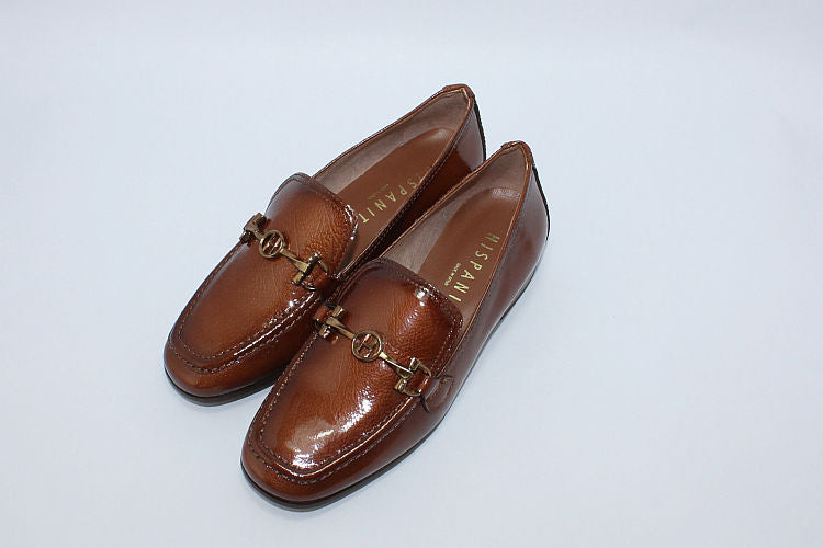 'Julieta' Tan Patent Loafer