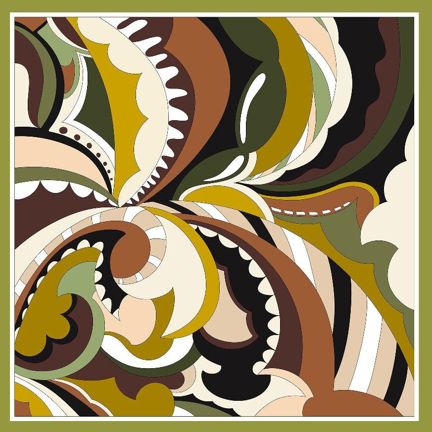 'Pucci' in Olive & Tan