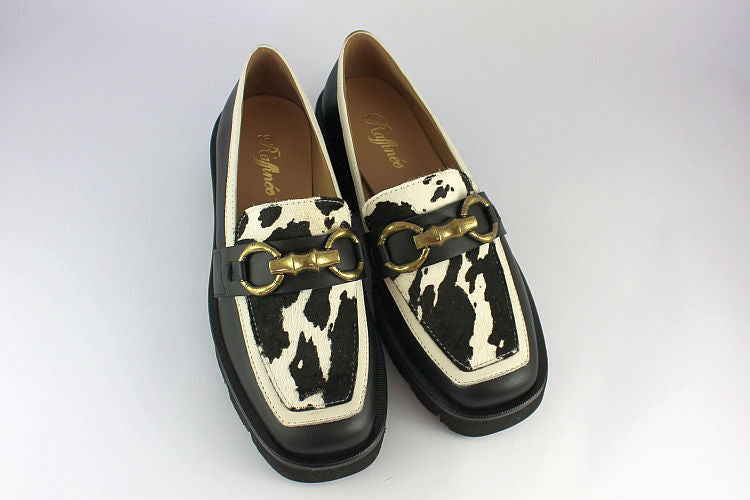 Black And White Print Loafer