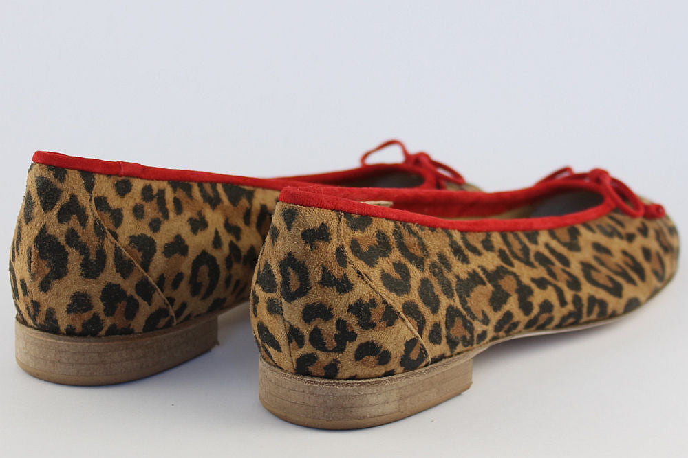 'Bologna' Leopard Print Ballet Pump