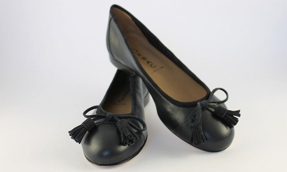 'Portofino' Navy Ballet Pump