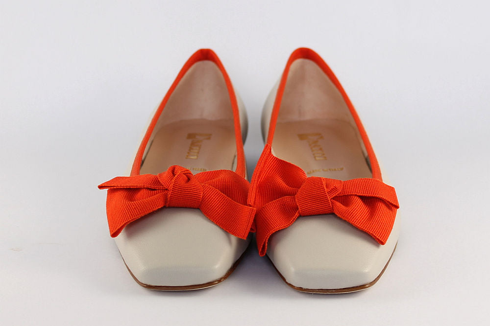 'Puglia' in Ivory & Orange