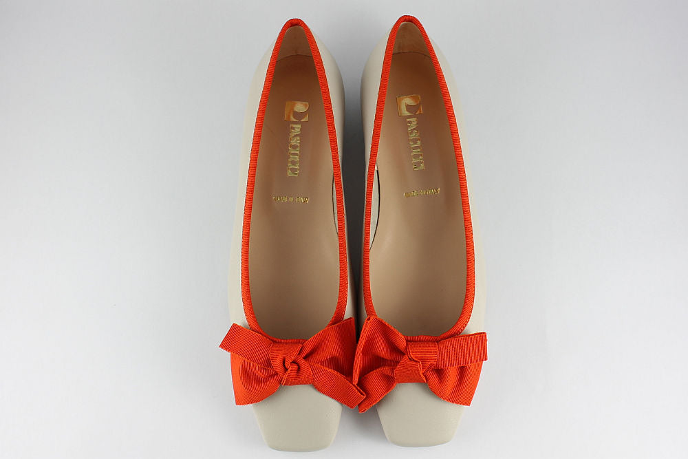 'Puglia' in Ivory & Orange