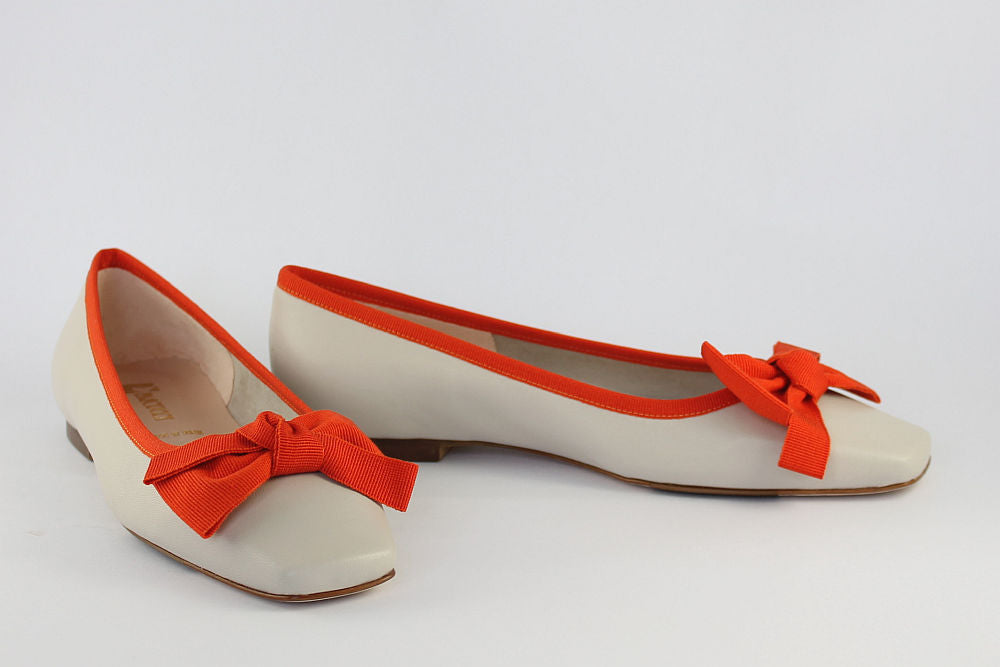 'Puglia' in Ivory & Orange