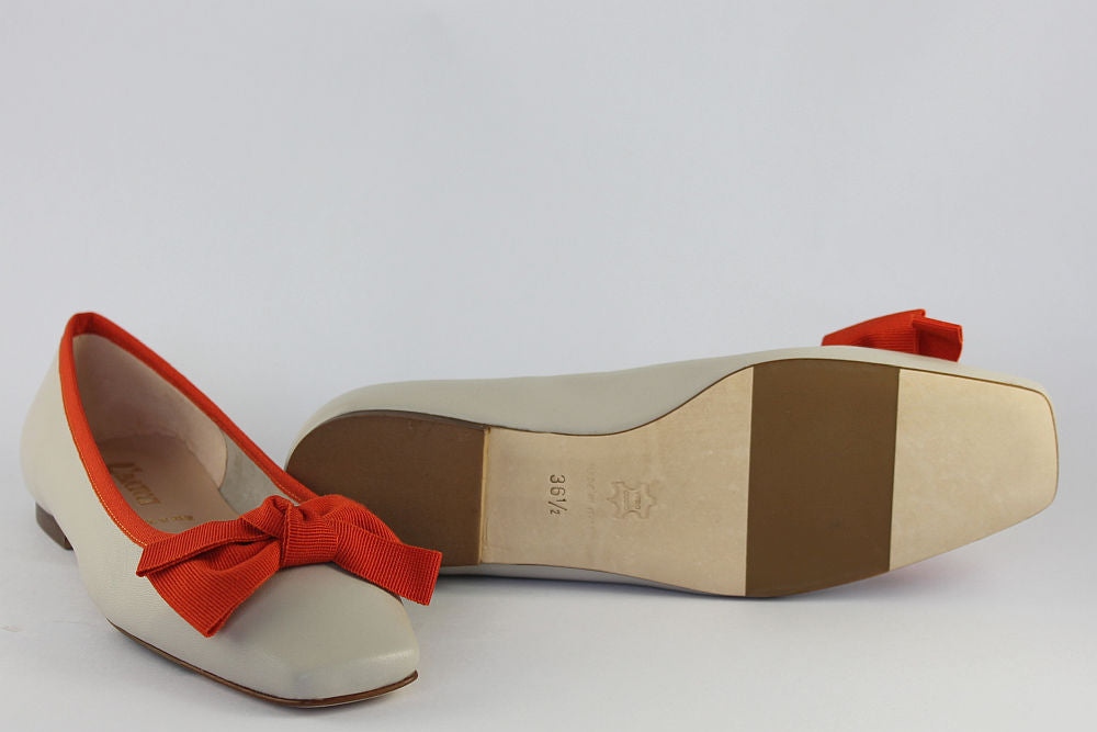 'Puglia' in Ivory & Orange