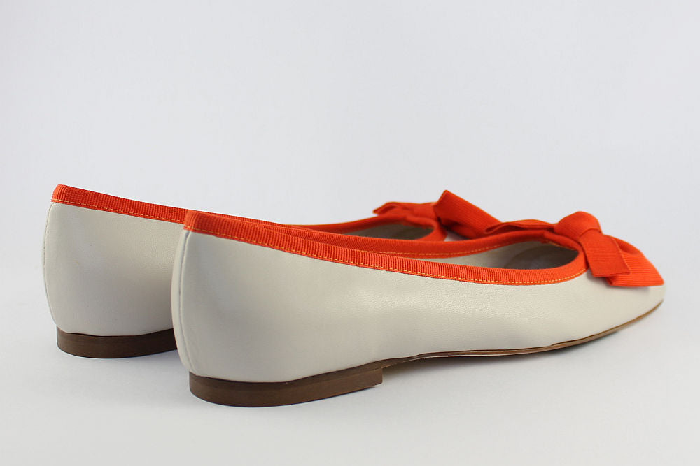 'Puglia' in Ivory & Orange