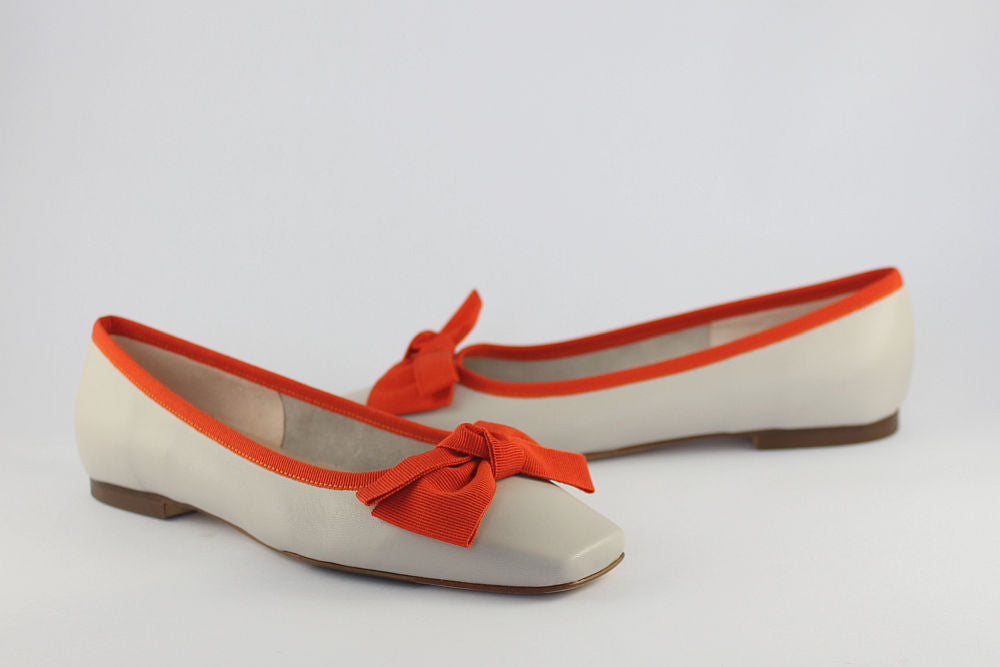 'Puglia' in Ivory & Orange