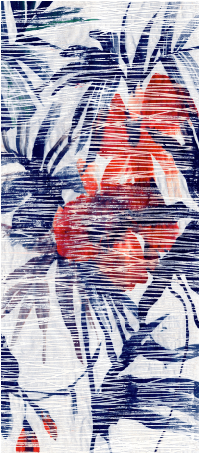 'Sceenprint No. 1' in Blue