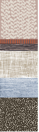 'Tapestry' in Blue & Olive