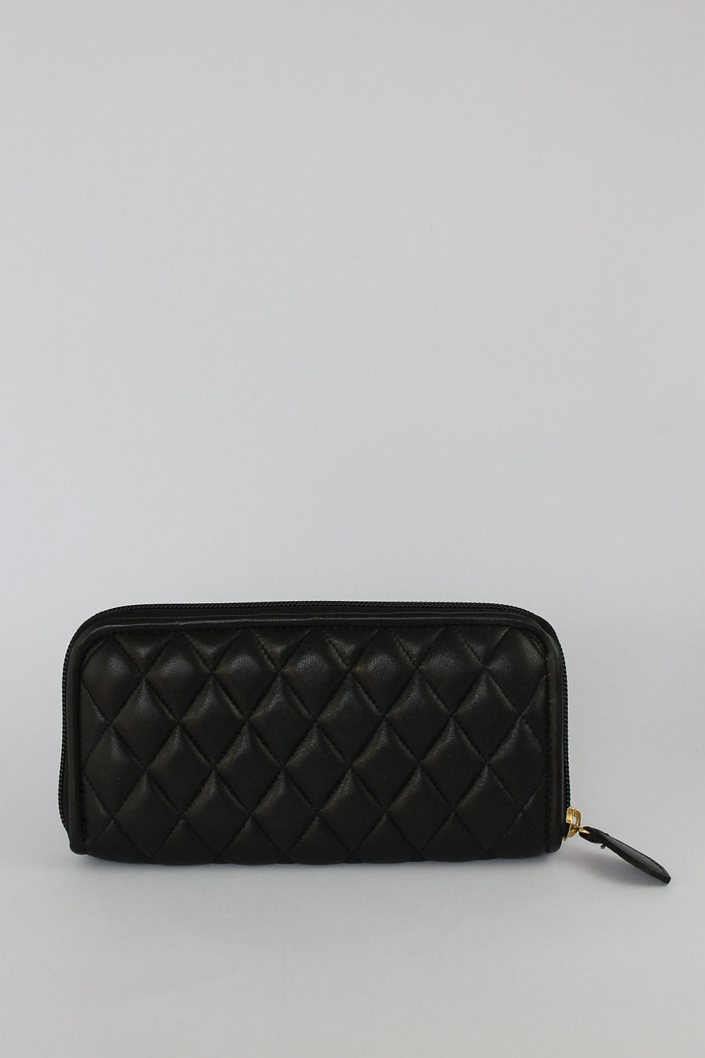 'Olivia' Black Quilted Purse
