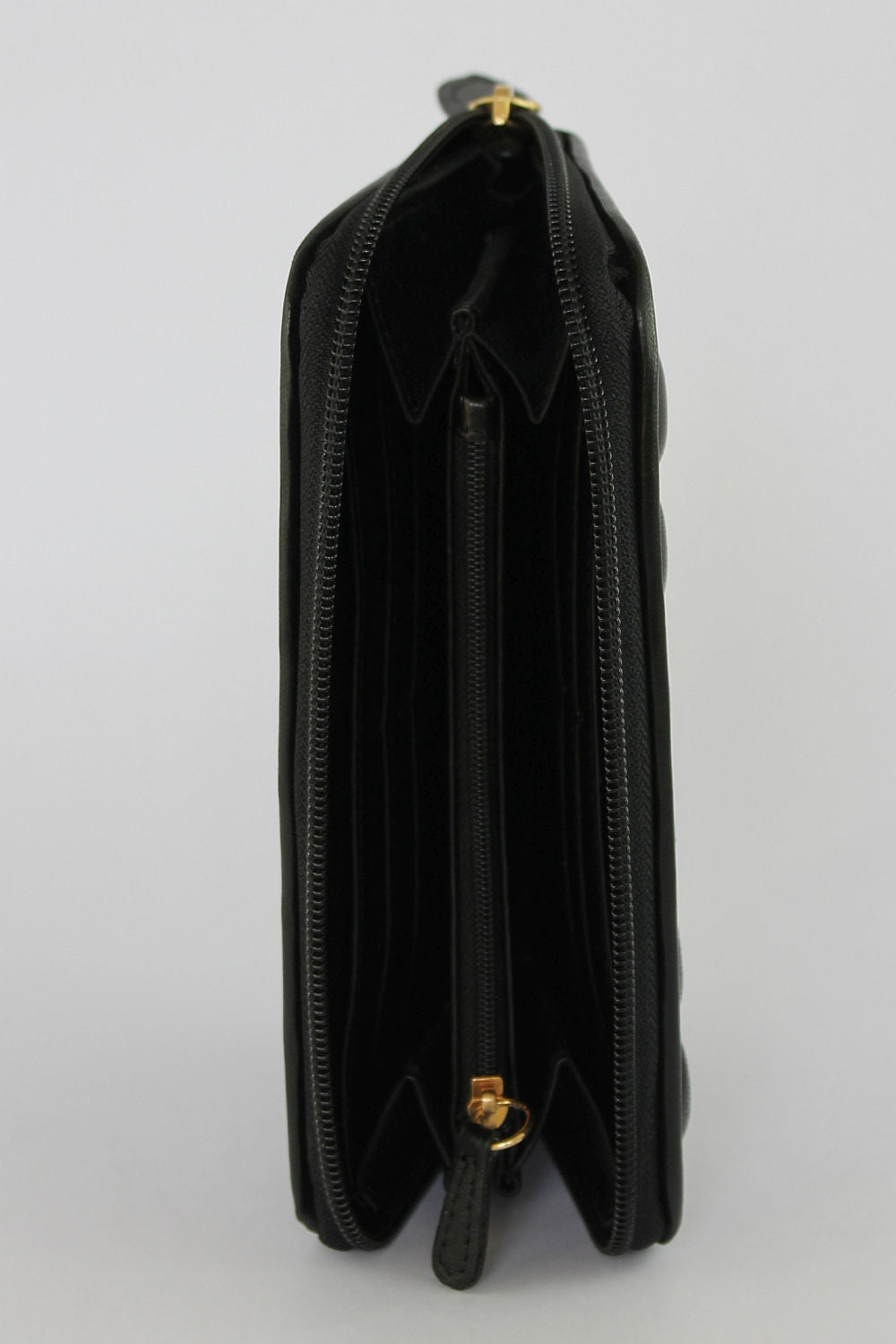 'Olivia' Black Quilted Purse