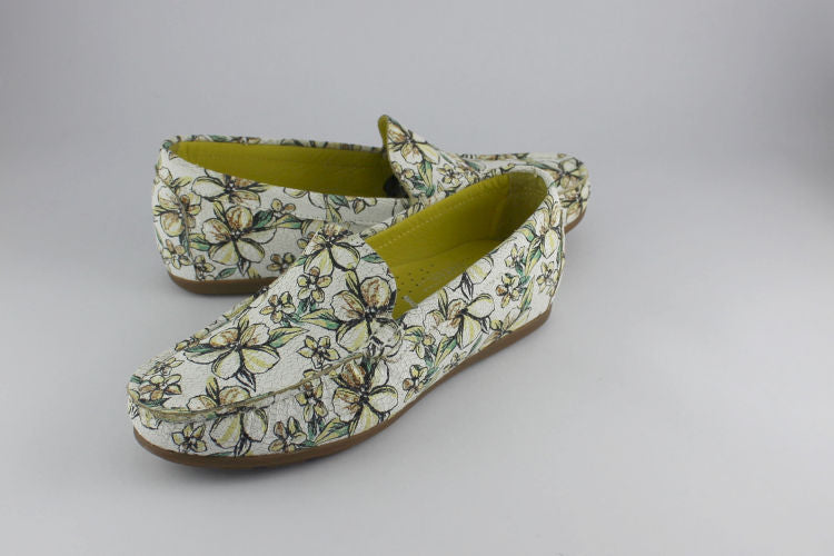 Lemon Bloom Leather Loafer