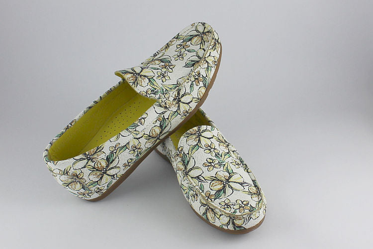 Lemon Bloom Leather Loafer