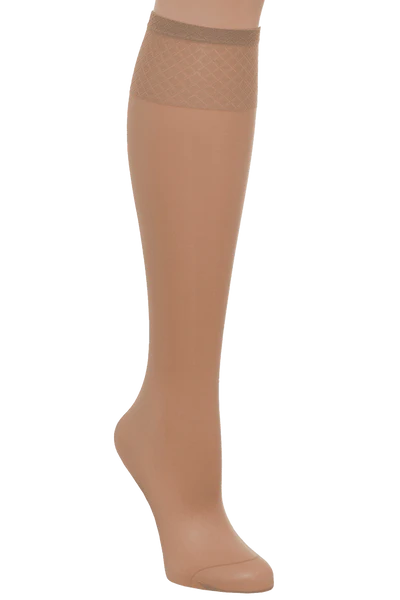 Voilance Satine 15D Knee Highs in Bronze