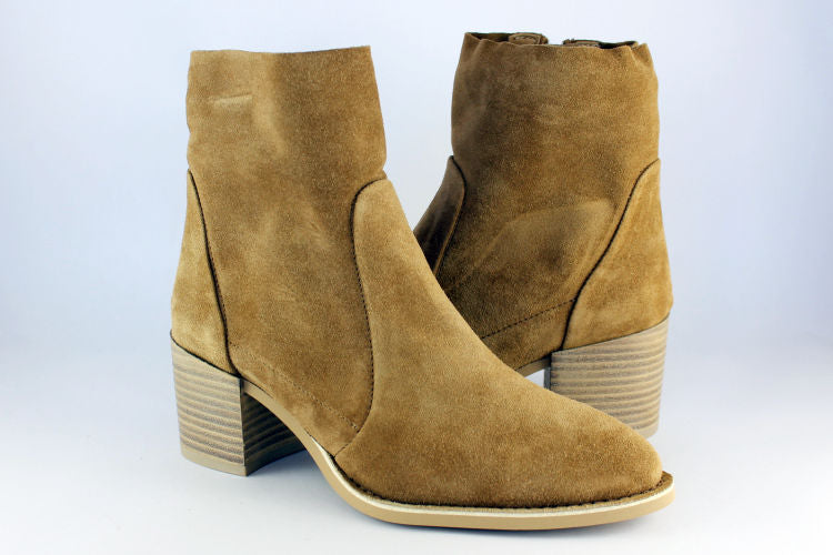 Tan Suede Ankle Boot