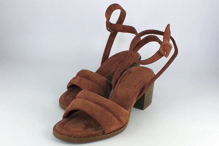 Cinnamon Suede Sandal