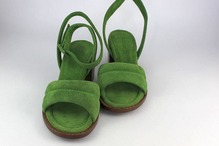 Green Suede Sandal