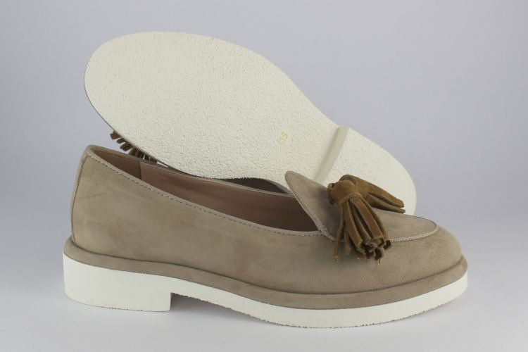Taupe Suede Loafer
