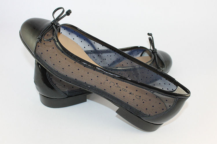 Dark Navy Patent Ballet Pump