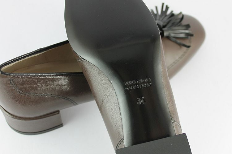 Soft Brown Loafer With Tassels