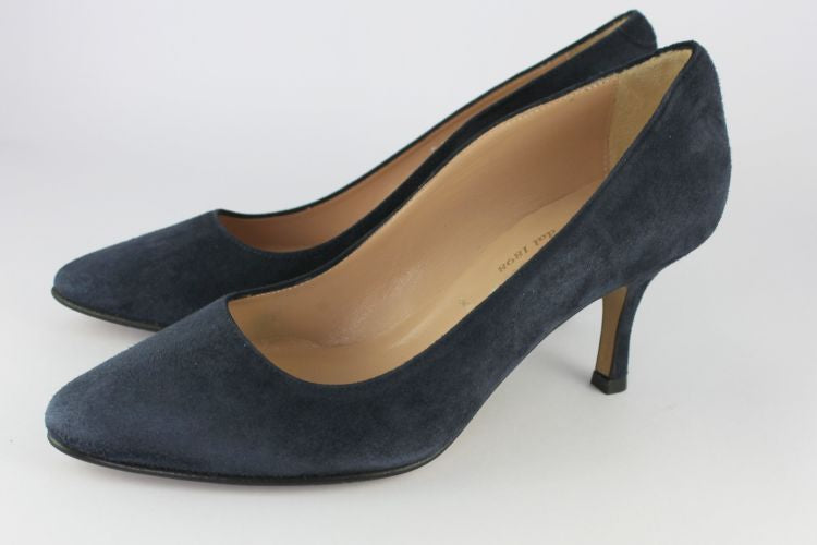 Navy Suede Court 70