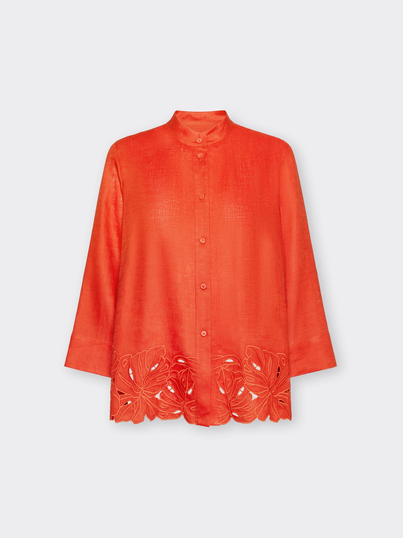 'Titian' Blouse in Burnt Orange