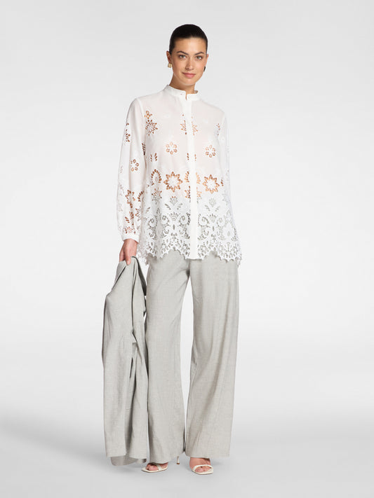 'Fellini' Blouse in White