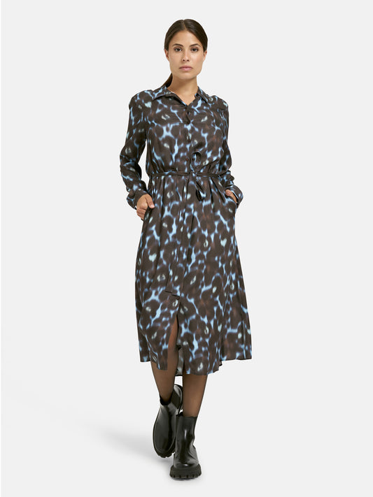 'Brussels' in Chocolate & Blue