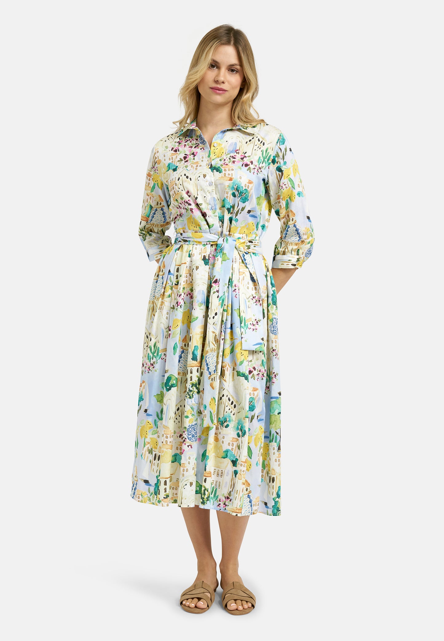 'Mediterranean' Dress in Multi