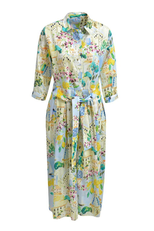 'Mediterranean' Dress in Multi
