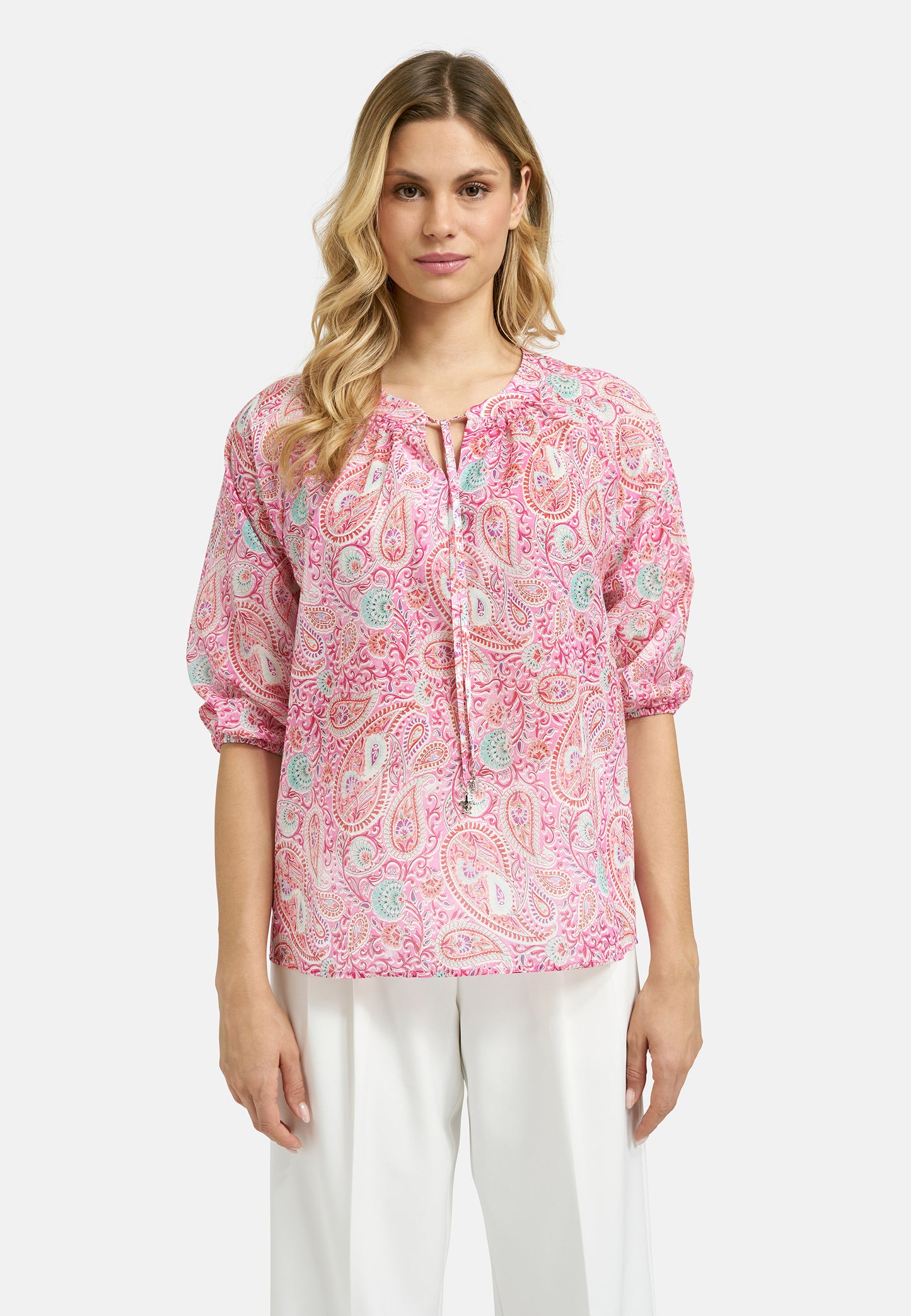 'St Kitts' Blouse in Pink