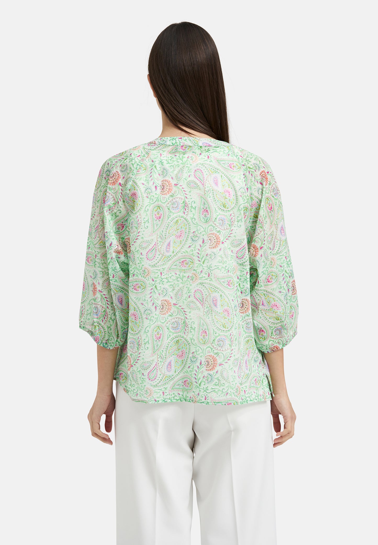 'Gaudeloupe' Blouse in Mint